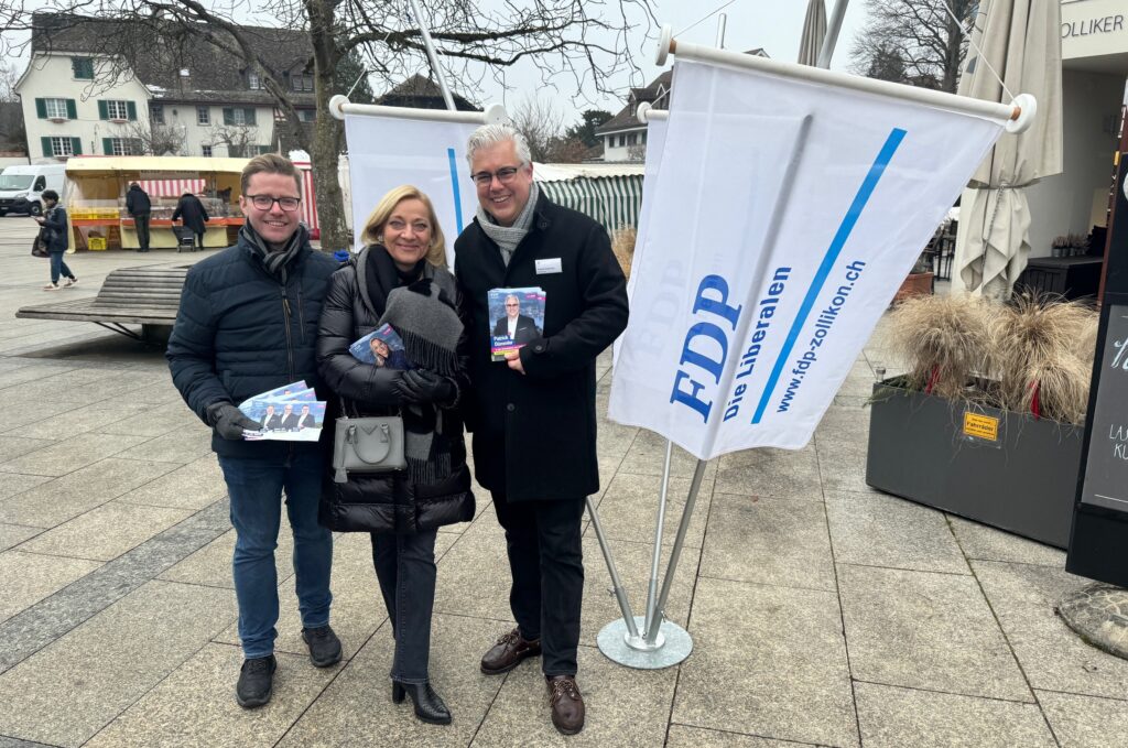 FDP Standaktion Zollikon Dorf